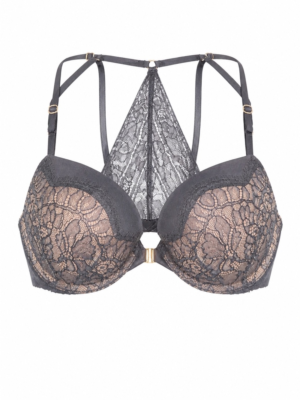 Victoria’s‎ Secret Very Sexy- Lace-Trim Push-Up Bra with Racerback Black. Sz 34C